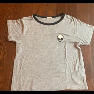 Brandy Melville t-shirt and a Bethany Mota r-shirt